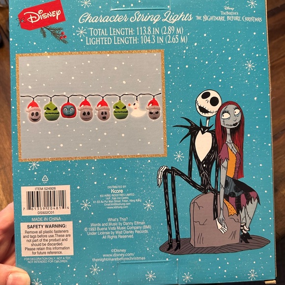 Nightmare Before Christmas string lights - Picture 2 of 2